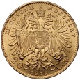 D76. Austria, 20 koron 1915, Franz Josef, st 1, NB