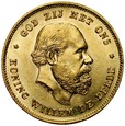 B20. Holandia, 10 guldenów 1875, Wilhelm, st 2