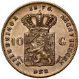 C81. Holandia, 10 guldenów 1875, Wilhelm, st 2