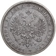 E31. Rosja, Rubel 1878 NF, Alex II, st 3-