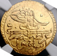 S902. Turcja, Zeri Mahbub AH1203/13 (1801), Selim III, NGC UNC