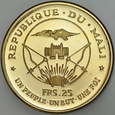 D61. Mali, 25 franków 1967, st L-