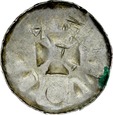 C332. Denar krzyżowy XI w., Av.: Krzyż grecki, jednostronny. st 2