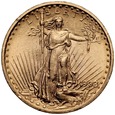 USA, 20 dolarów 1908, Statua, st 2+