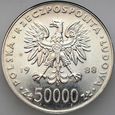 C343. PRL, 50000 złotych 1988, Piłsudski, st 2-1