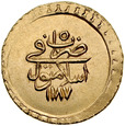 C414. Turcja, Altin 1187/15 (1789), Abdulhamid, st 2