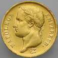 B64. Francja, 40 franków 1812 A, Napoleon I, st 3++