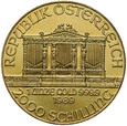 D195. Austria, 2000 szylingów 1989, Filharmonia, st 1