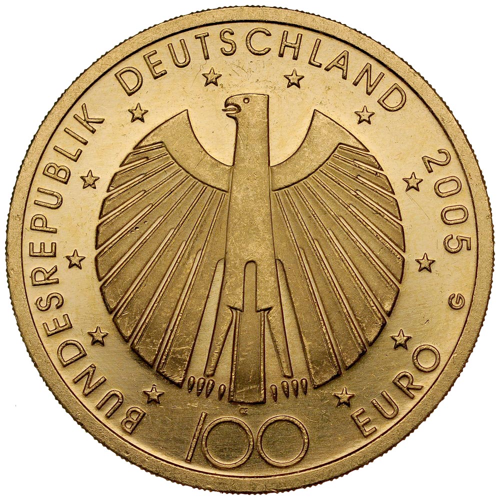C63. Niemcy, 100 euro 2006, FIFA, 100 euro 2008 Goslar, 2 sztuk