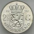 C241. Holandia, 2 1/2 guldena 1959, Juliana, st 1-