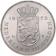 C312. Holandia, 10 guldenów 1973, Juliana, st 2