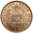 B73. Niemcy, 20 marek 1912 A, Prusy, Wilhelm II, st 2-1