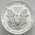 C314. USA, Dolar 1990, Statua, st 1, uncja srebra