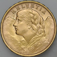 C17. Szwajcaria, 20 franków 1949, Heidi, st 1