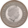 D204. Australia, Dollar 2017, Kangur, st 1, uncja srebra, patyna