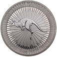 D204. Australia, Dollar 2017, Kangur, st 1, uncja srebra, patyna