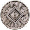 D91. Austria, 1/2 Szylinga 1925, Republika st 3-2