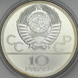 D140. ZSRR, 10 rubli 1979, Olimpiada, st 1