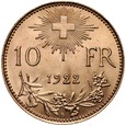 B97. Szwajcaria, 10 franków 1922, Heidi, st 1-