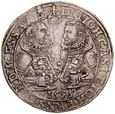 A110 Saksonia Coburg Eisenach Półtalar 1597 J. Kazimierz  J. Ernest