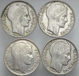 Francja, 10 franków 1930, 31, 33, 34, Republika, st 3, 10 szt, junk