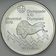 D313. Kanada, 10 dolarów 1975, Olimpiada, st 1-