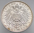 B237. Niemcy, 2 marki 1911, Bayern, st 2+
