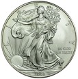C 332. USA, Dolar 2008, Statua, st 1-, uncja srebra