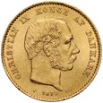 C66. Dania, 20 koron 1873, Chrystian IX, st 1-