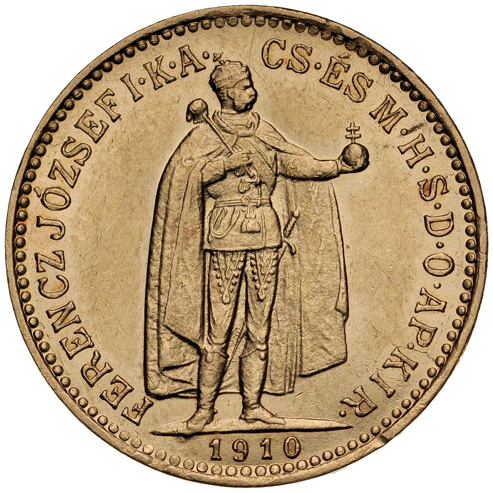D184. Austria, 10 koron 1911, Franz Josef, st 1-