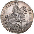 C321. Saksonia, Talar wikariacki 1657, Johann Georg II, st 2