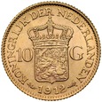 C78. Holandia, 10 guldenów 1912, Wilhelmina, st 1-