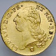 C67. Francja, Podwójny Louis d'or 1788 K, Ludwik XVI, st 2-