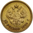 D179. Rosja, 10 rubli 1899 EB, Niki II, st 3-2