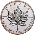 Kanada, 5 dolarów 2013, Liść klonowy, uncja st 1 patyna