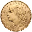 B88. Szwajcaria, 10 franków 1915, Heidi, st 1-
