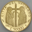 D28. Watykan, 50000 lira 1996, Jan Paweł II, st L