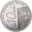 C330. Holandia, 10 guldenów 1995, Hugo de Groot, st 1-