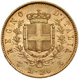 B55. Włochy, 20 lirów 1862, Don Vitto, st 2-