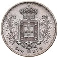 C199. Portugalia, 500 reisów 1891, Karol I, st 2