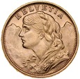 B79. Szwajcaria, 20 franków 1949, Heidi, st 1