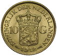 D11. Holandia, 10 guldenów 1912, Wilhelmina, st 1