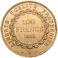 D125. Francja, 100 franków 1885, Anioł, st 2