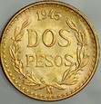 D67. Meksyk, 2 pesos 1945, st 1-