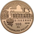 B71. III RP, 100 złotych 2010, Birkenau st L