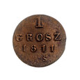 M02215 1 Grosz 1811 rok (IS) Księstwo Warszawskie