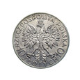 M00480 10 Złotych 1932 rok Polska Głowa kobiety