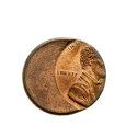 M02111 1 cent USA Lincoln destrukt