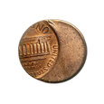 M02111 1 cent USA Lincoln destrukt