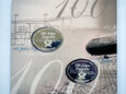 9553NS Medal + znaczki, Setna Rocznica Pierwszego Lotu Zeppelina
